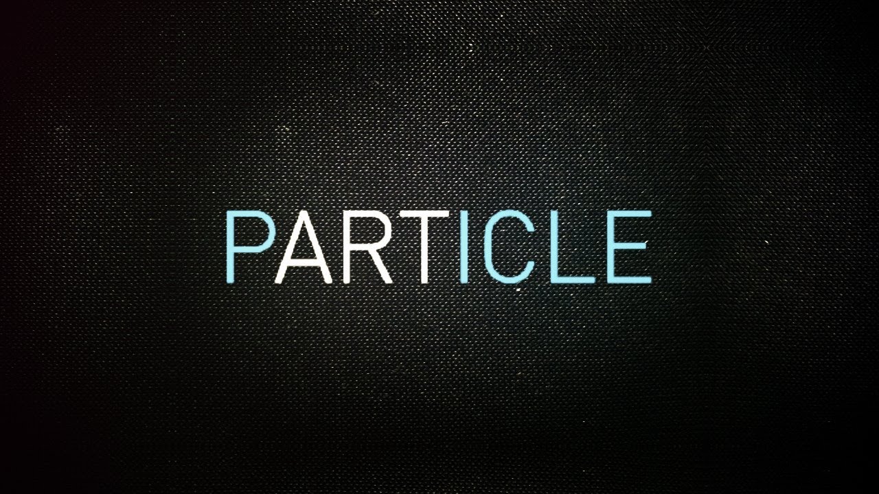 After Effect : Текст хувиралт (Trapcode Particular)
