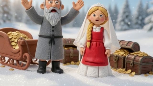 ❄️ «Морозко» для малышей — русская народная сказка | Аудиосказка для детей | Добрая зимняя история