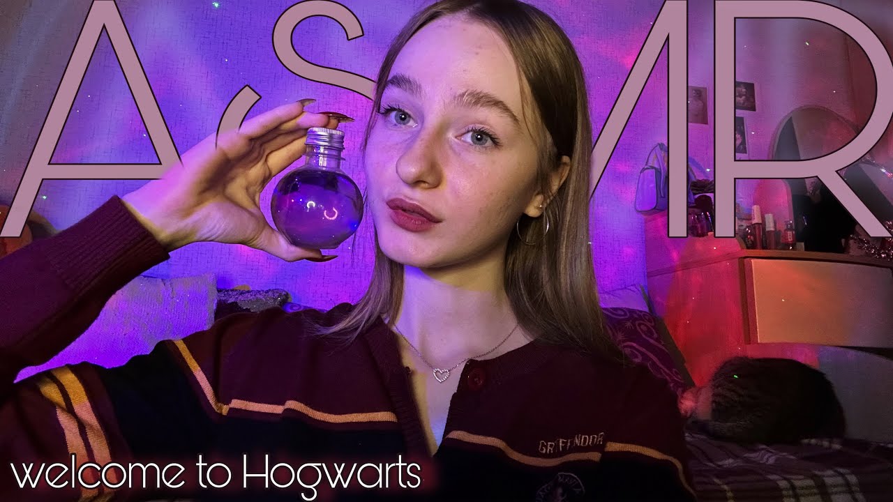  ASMR варим зелье в Хогвартсе  для уютного просмотра во время холодной осени 