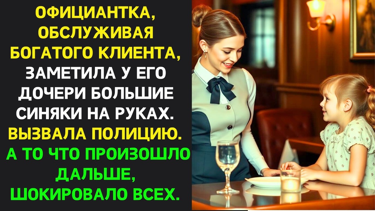 СТРАННОЕ ПОВЕДЕНИЕ девочки заставили официантку ВМЕШАТЬСЯ  это история ПОТРЯСЛА ВСЕХ...