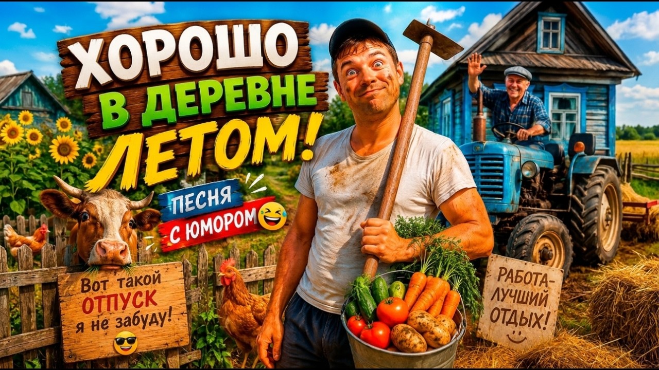 🌾 ХОРОШО В ДЕРЕВНЕ ЛЕТОМ! 😂 Вот такой отпуск я не забуду!