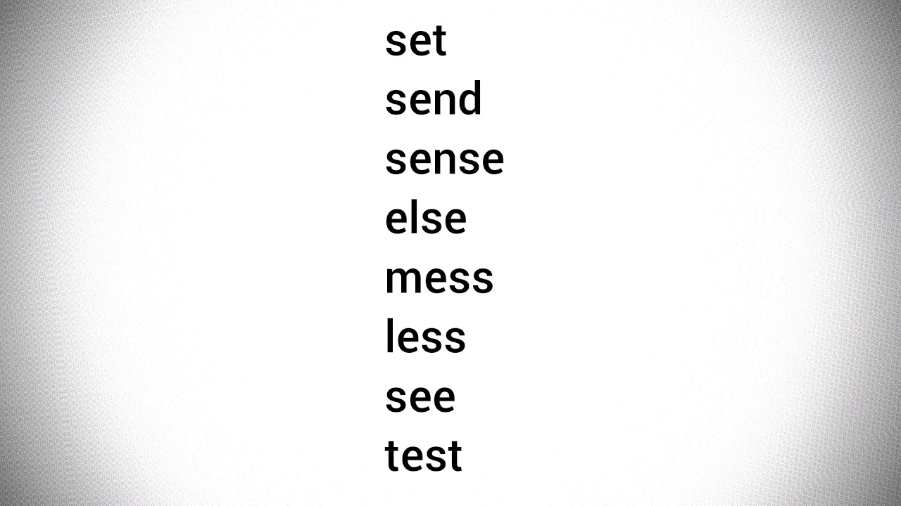 English sound s