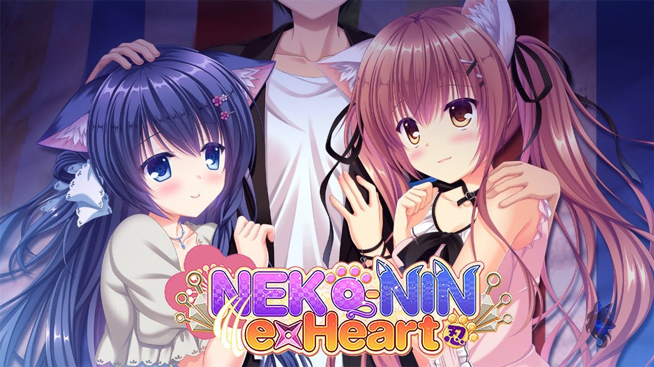 NEKO-NIN exHeart 8 Остались на ночь с некотянками!