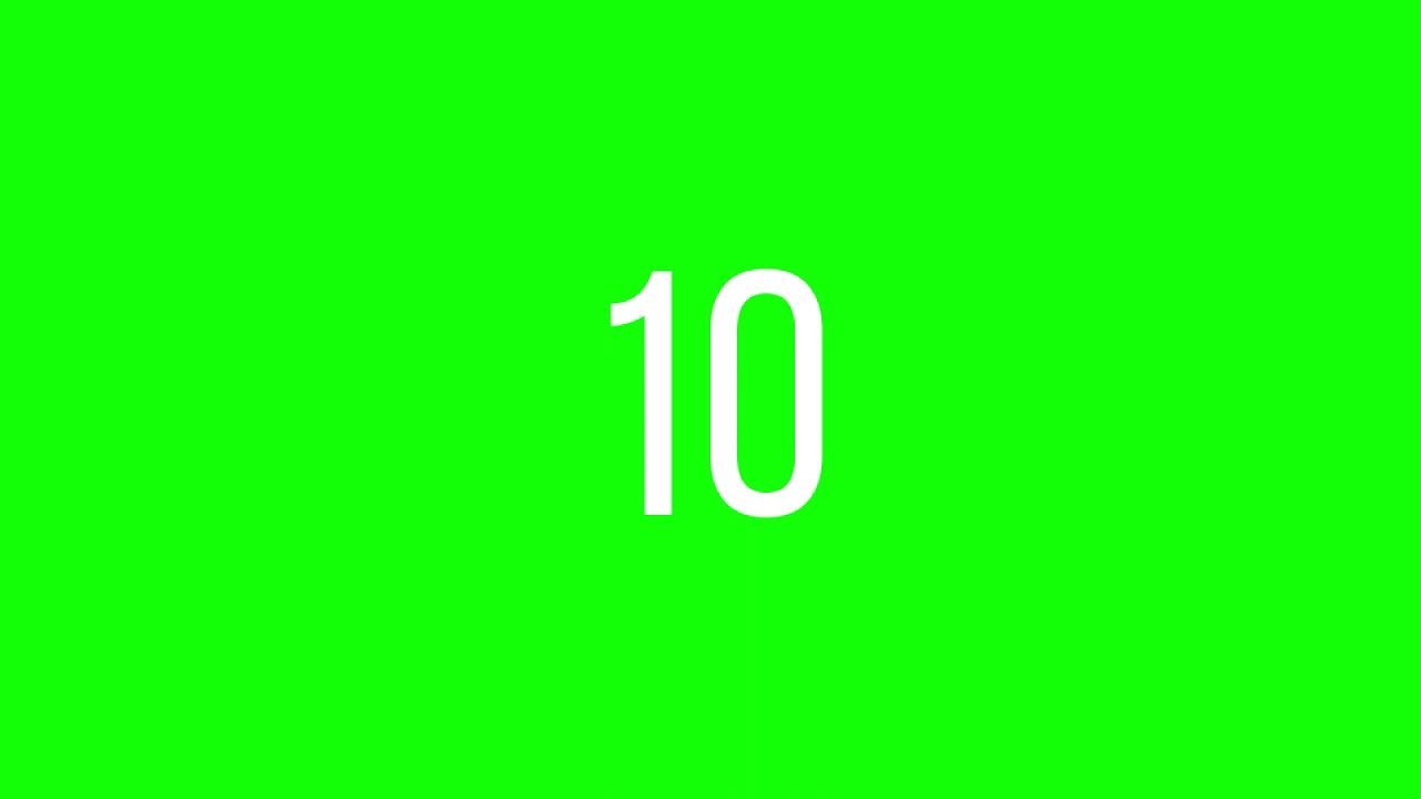Футаж зелёный фон Линии Цифры Анимация Footage on a green screen Lines Countdown numbers Animation