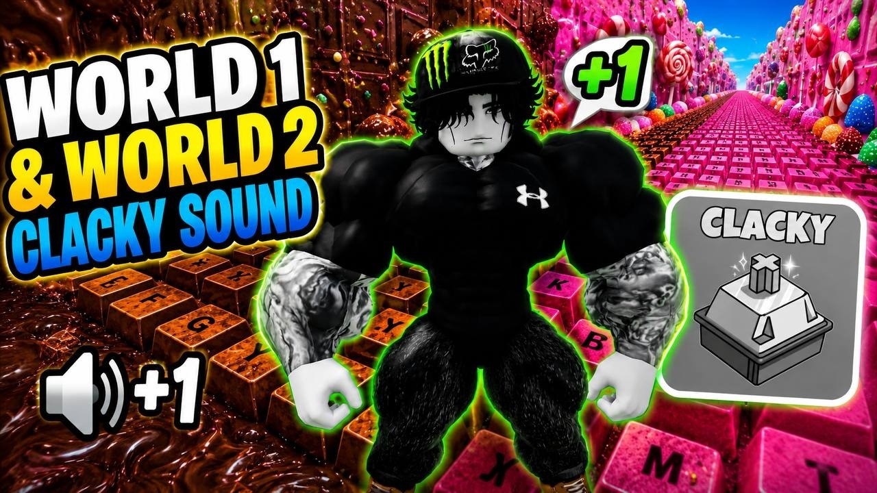  Я ПРОШЁЛ WORLD 1 И WORLD 2 С CLACKY SOUND!  1 Speed Keyboard Escape 