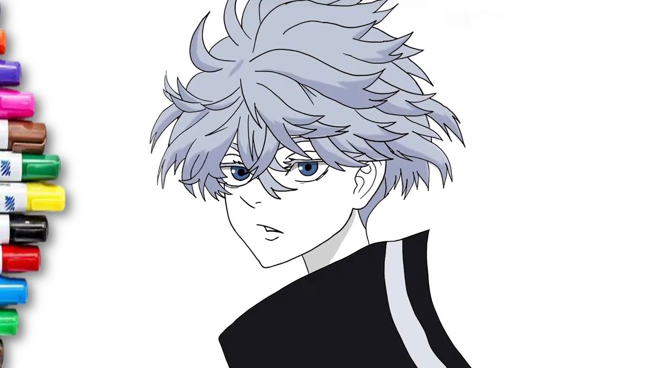Comment dessiner Kawaragi Senju étape par étape Tokyo Revengers