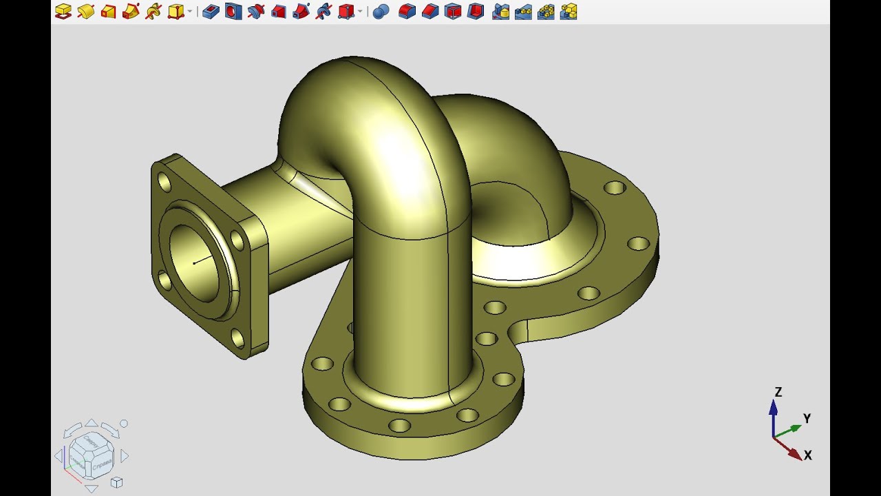 16. FreeCAD 1.0 Для начинающих! Субтрактивный профиль. Паз. Субтрактивный профиль по траектории.