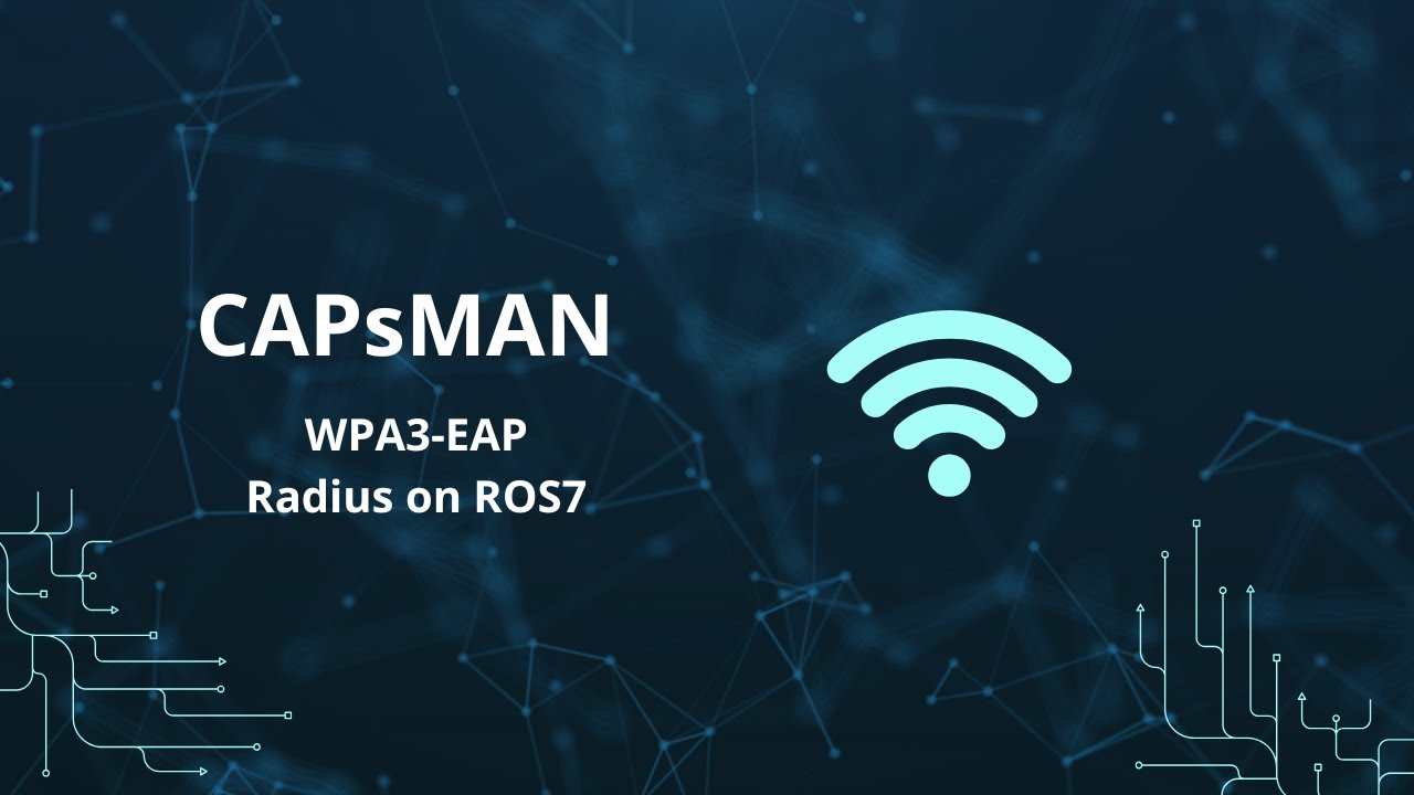WPA3-EAP у RouterOS 7  безпечний WiFi з RADIUS і сертифікатами