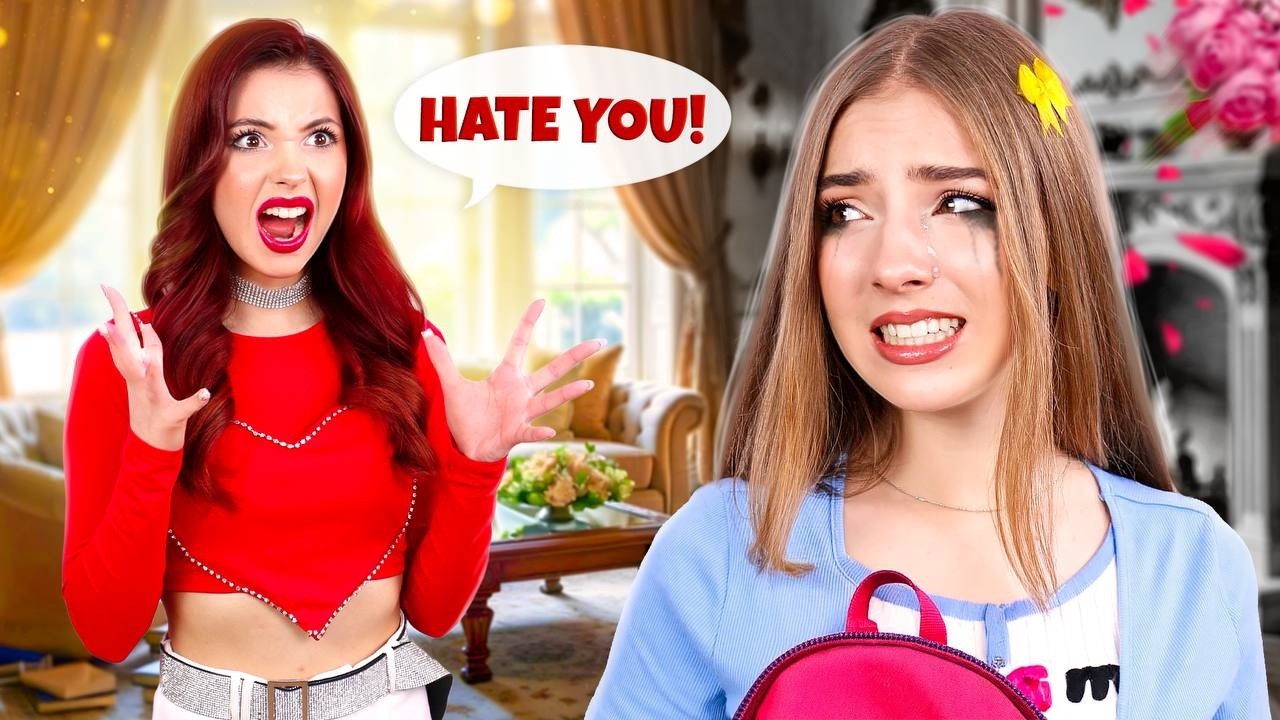 Моя Мачеха Меня Ненавидит! Бедную Сироту Удочерила Злая Мама