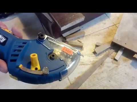 Работа мини пилы роторайзера WorkZone - WBT--BOXER-CS003 0065