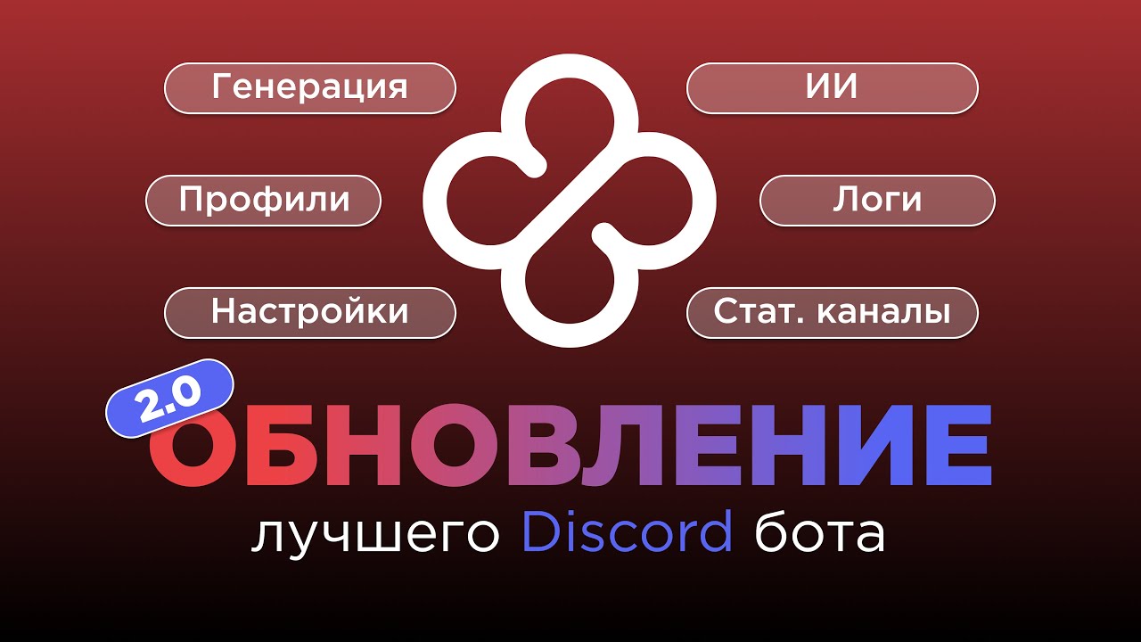 Paxel 2.0 ОБНОВЛЕНИЕ DISCORD БОТА!  Профили обновляемые каналы логи генерация изображений ии