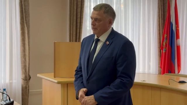 Сергей Никитин попрощался с депутатами Ачинского окружного Совета