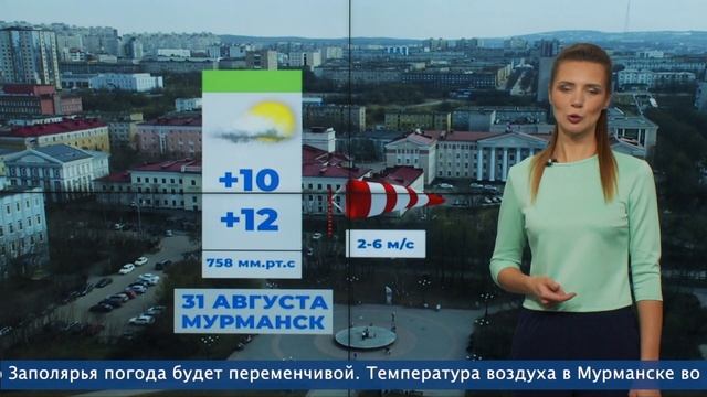 Прогноз погоды на 31 августа