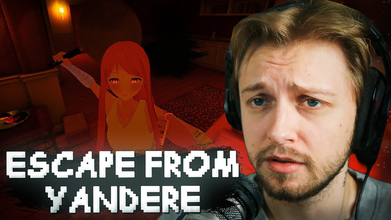 СТИНТ УБЕГАЕТ от АНИМЕ ЖЕНЩИНЫ в Escape from Yandere  Хоррор