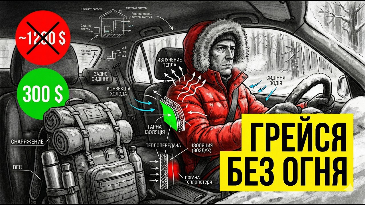 Почему ваш костер бесполезен: как выжить в экстремальный мороз используя только мусор и физику
