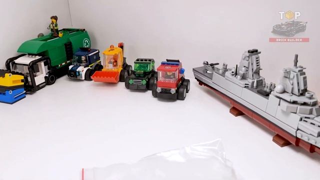 4в1 LEGO Technic John Deere 1470H Колёсный комбайн Альтернативные сборки (42218) [381 деталь] Обучен