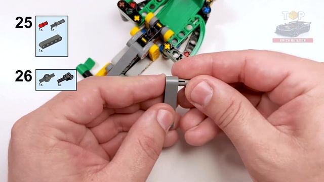 LEGO Technic Формула-1 MOC 42218 110 деталей Альтернативная сборка для John Deere 1470H