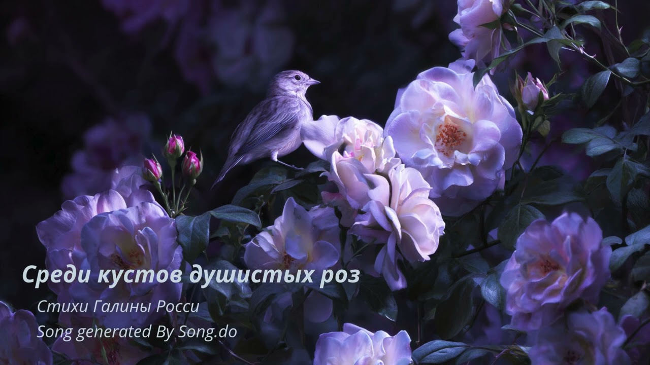 Среди кустов душистых роз