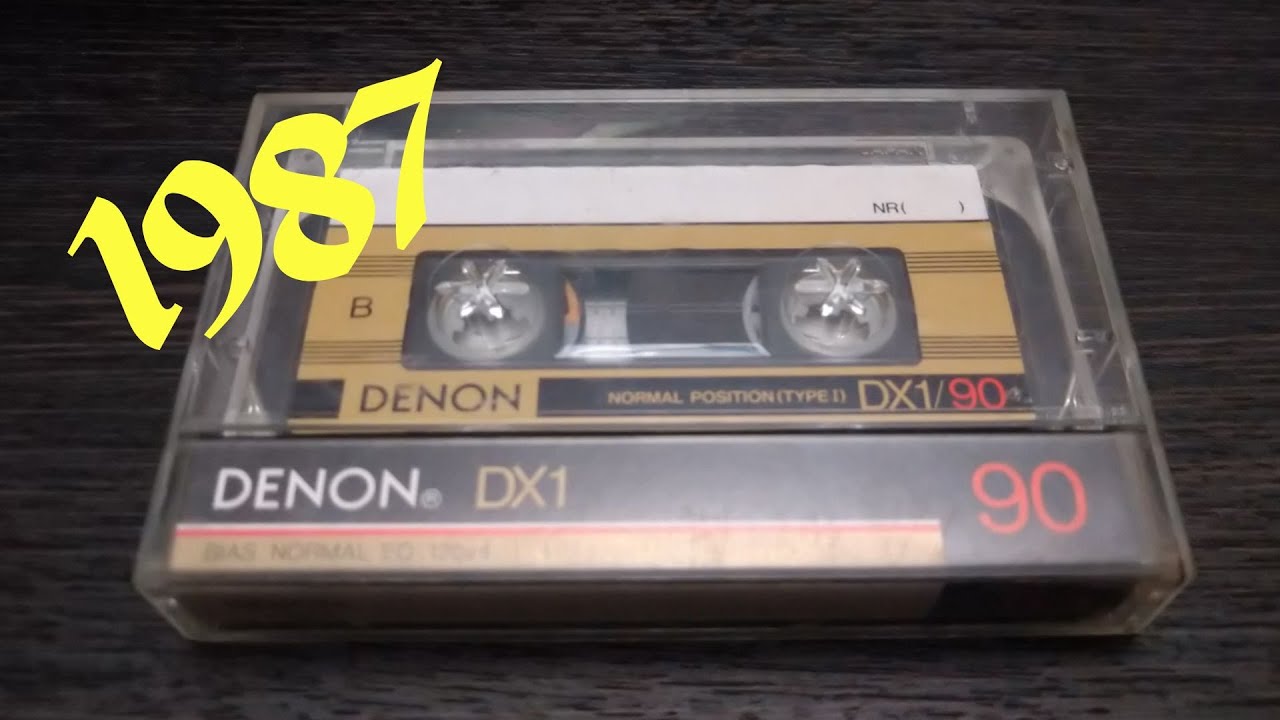 ⚠️ АУДИОКАССЕТА ⚠️ DENON DX1 90 Type I (Normal) 1987 #ilyamusics #denon