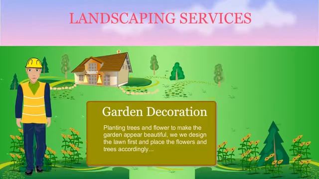 Explaindio video creator  Demo 16: Megabundle-Landscaping