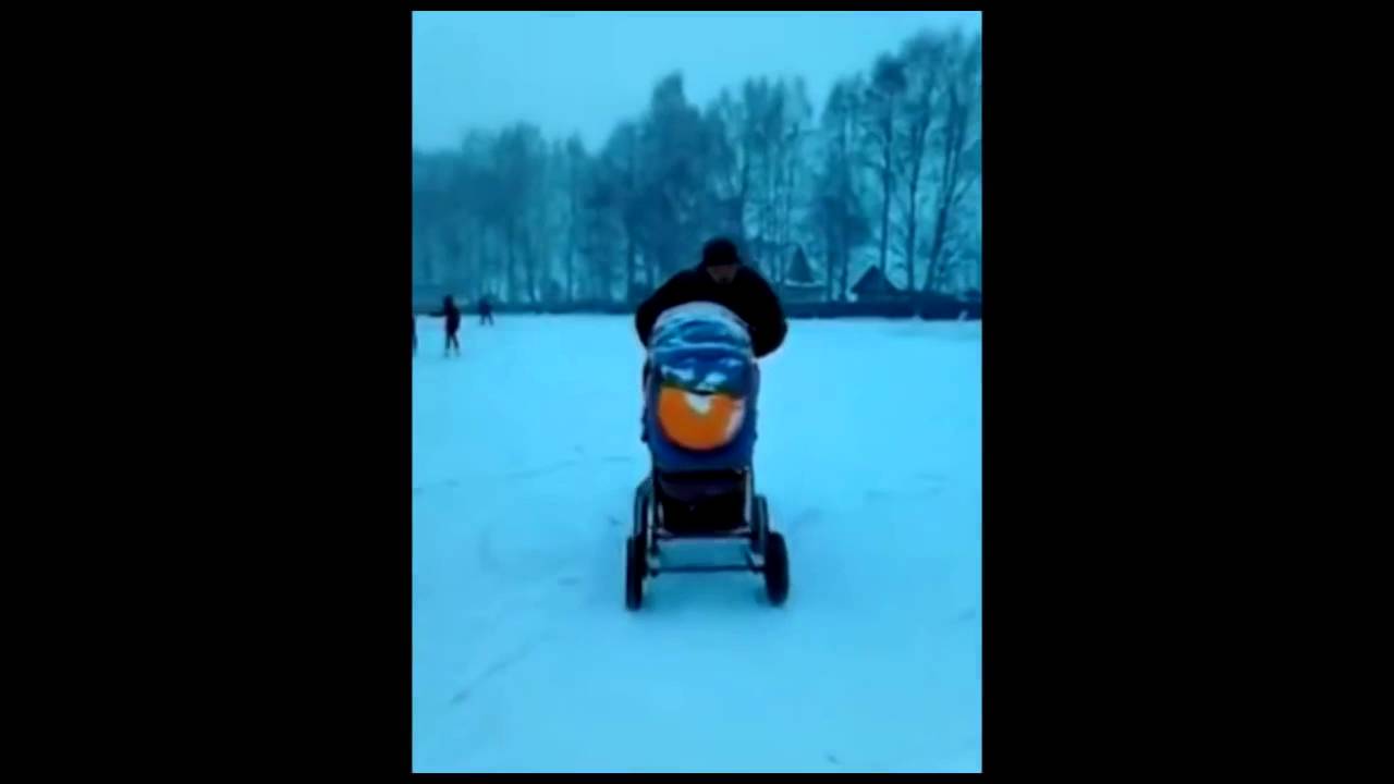 КОГДА ПАПА НЕПЛОХО РУЛИТ НА КОНЬКАХ