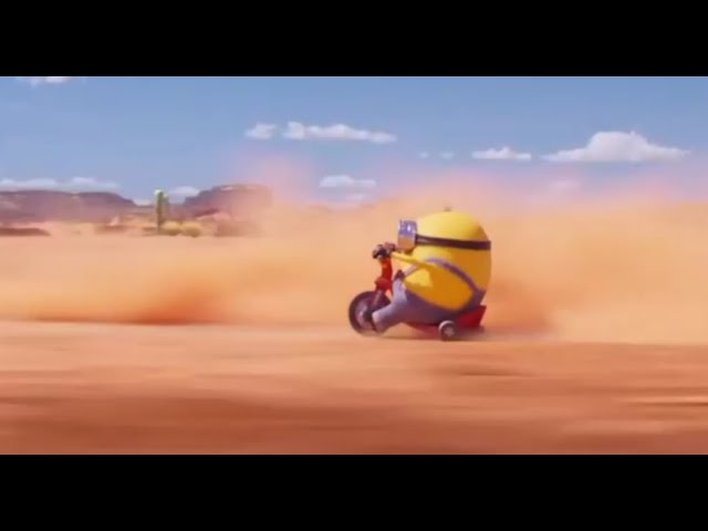 миньён едет. мем