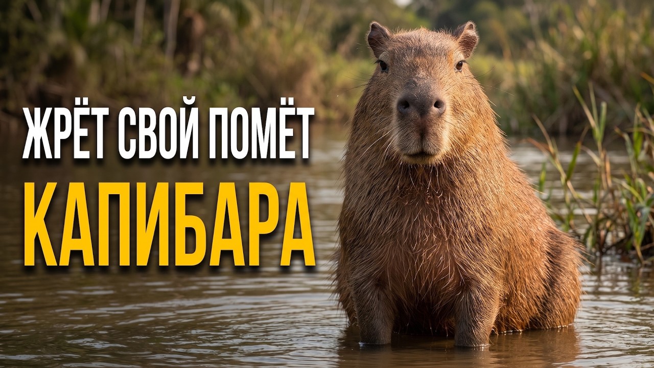 Капибара: самый известный зверь интернета  и вы не знаете о нём правды