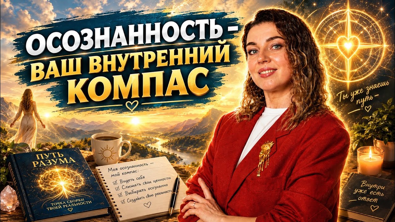 Осознанность — ваш внутренний компас 🧭 Подпишись ТГ Https://t.me/iuliashine