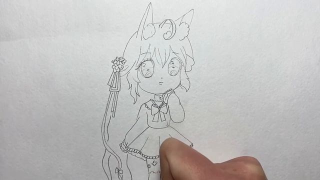 Как рисовать АНИМЕ | Чиби аниме | Маленькая девочка | How To Draw Chibi Girl Easy Step-by-step