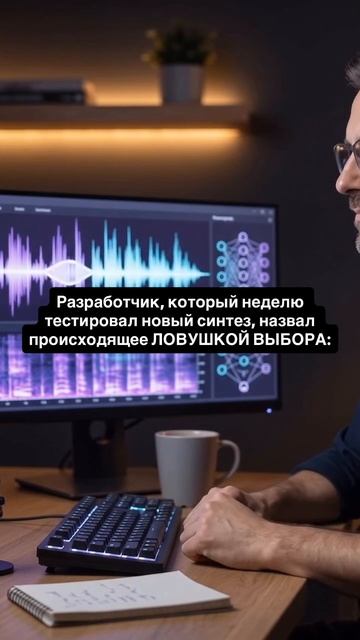 Разработчик который неделю тестировал новый синтез назвал происходящее ЛОВУШКОЙ ВЫБОРА: