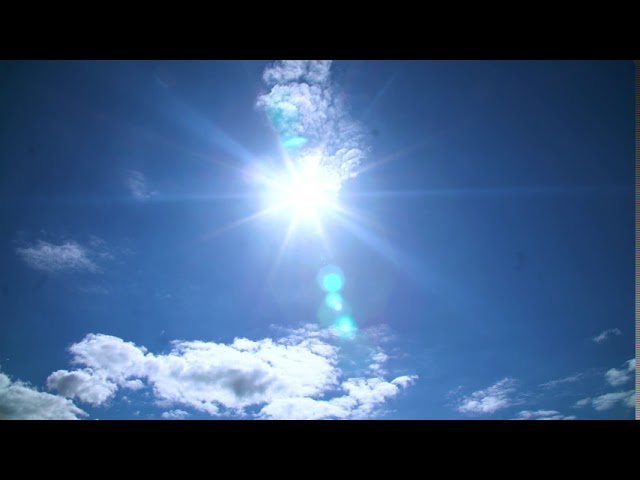 Небо футаж Cолнце  4k