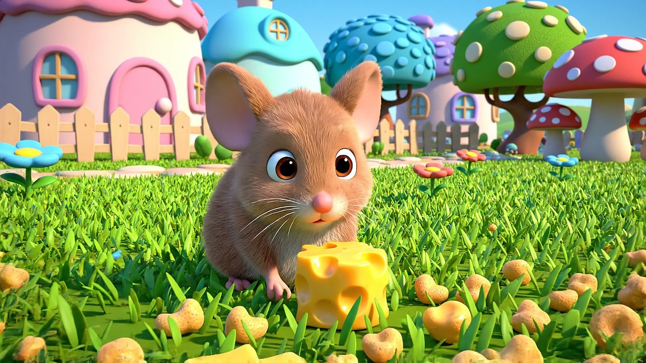 Мышка малыш пищит Писк писк пис  Весёлые детские песенки и nursery rhymes для малыш