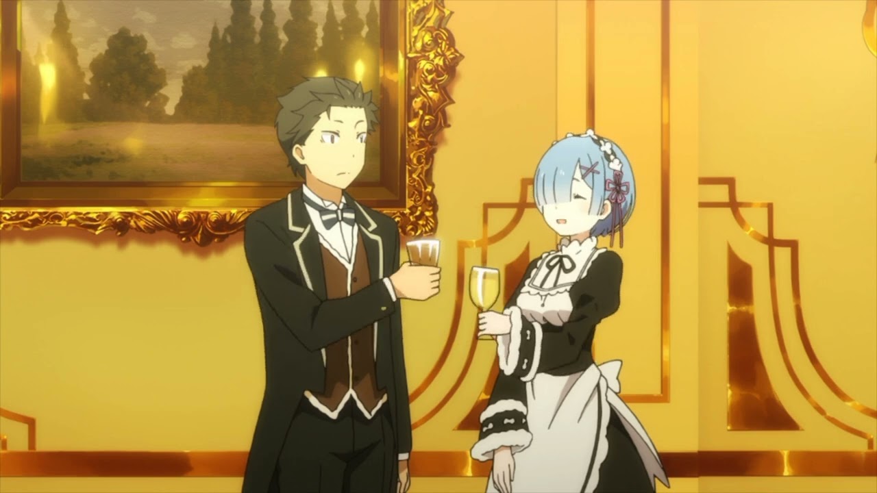 Re Zero: разговор в конце фильма и милый момент с Рэм в мини фармате