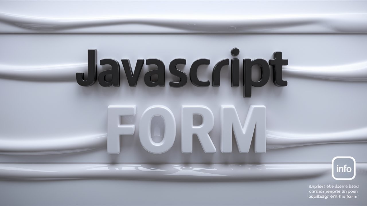 JavaScript программирование Информация Форма регистрации