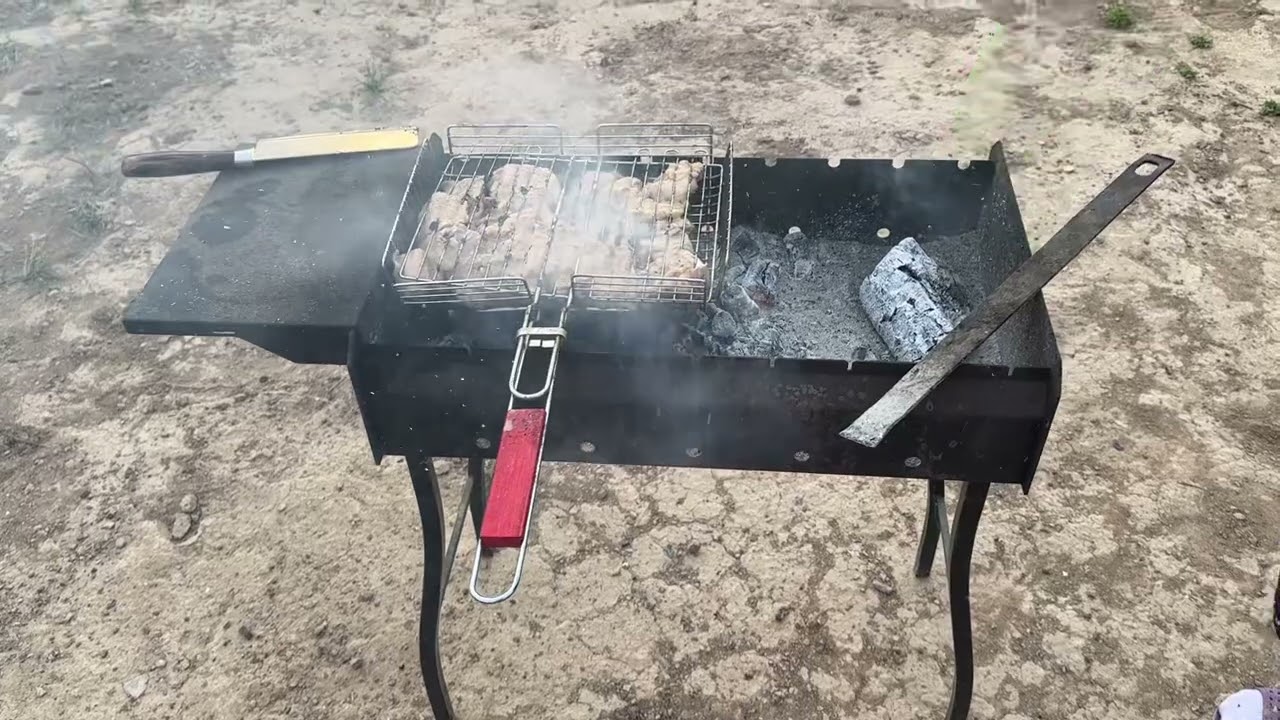 Звуки скворчания огня и шашлыка  шашлык асмр звукиогня