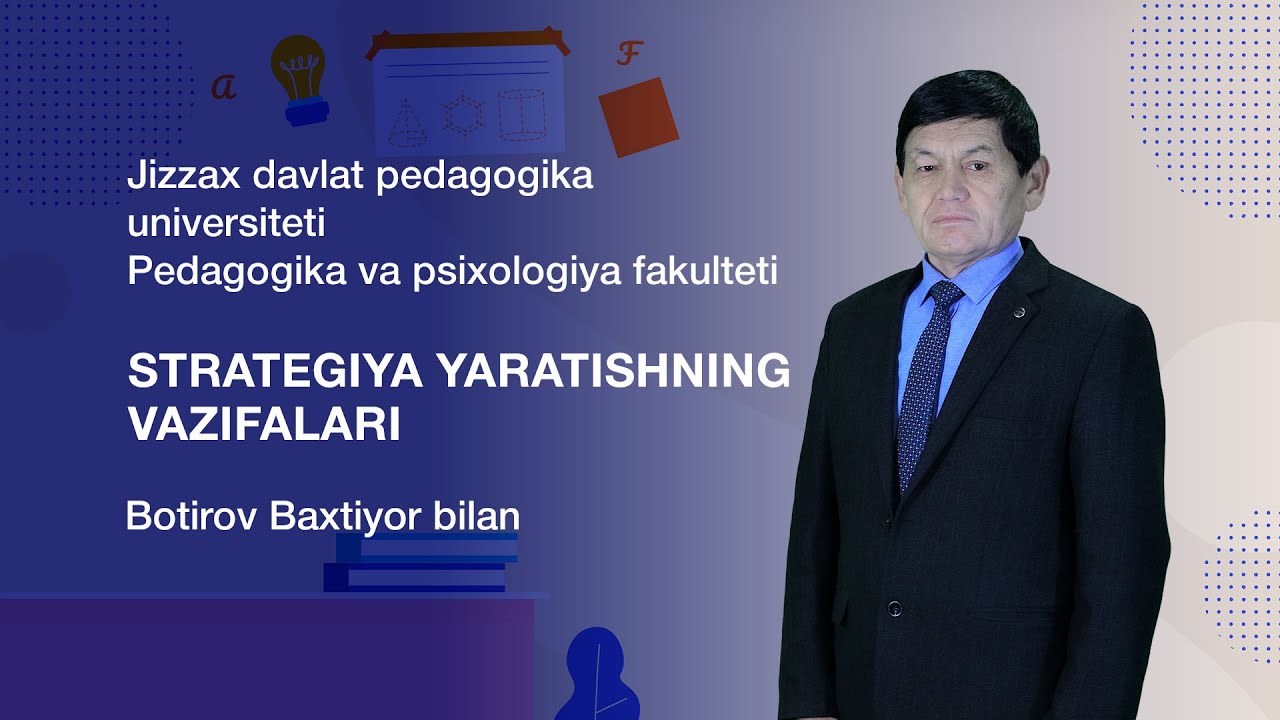 Pedagogika Va Psixologiya Fakulteti Botirov Baxtiyor. Mavzu: 