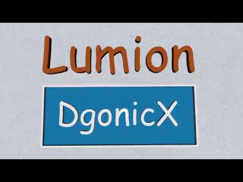 Lumion 3D Видеотекстура в логотипе!