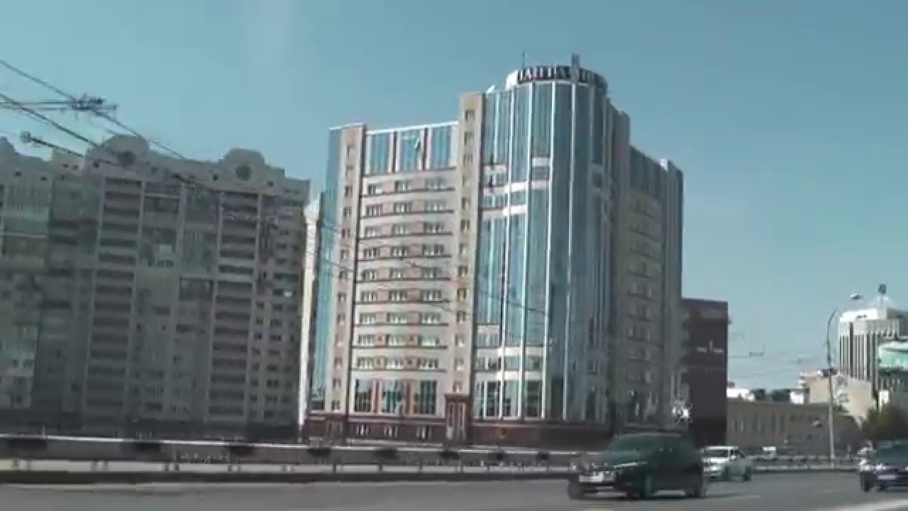 Футаж Новосибирск из окна авто Улицы 000524
