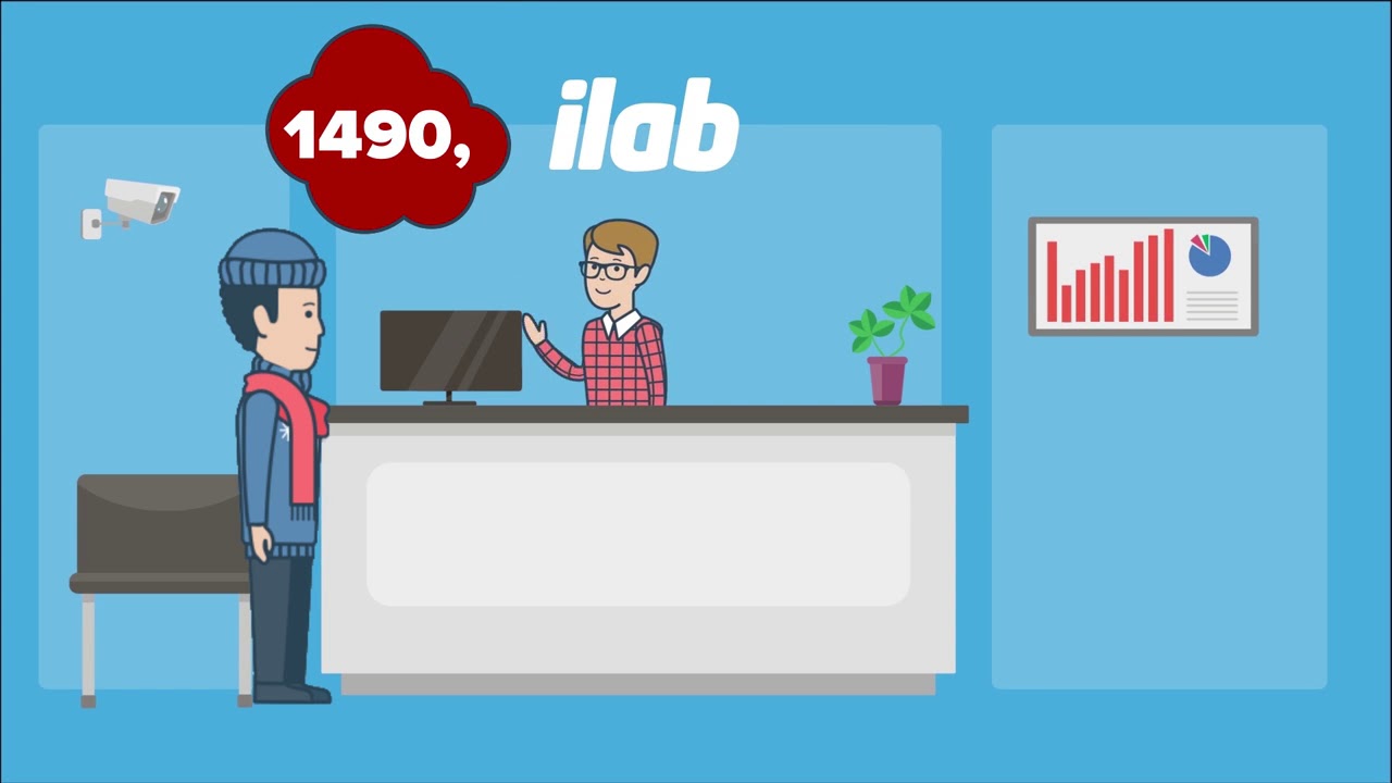 Анимационный ролик для сервиса iLab