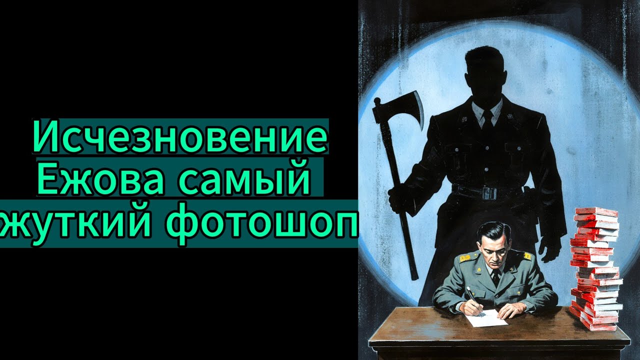 Исчезновение Ежова самый жуткий фотошоп Сталина