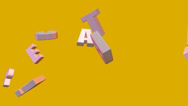 Футаж для видеомонтажа 3D титров - ПРЕДСТАВЛЯЕТ