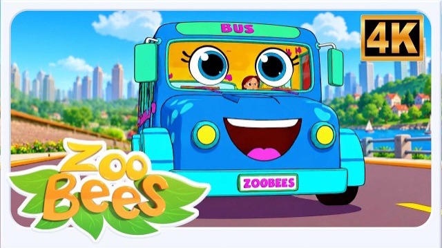   Колёса у автобуса  Песенка для детей  Zoobees  Детские песенки и мультфильмы