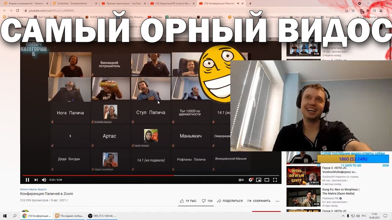 Реакция Папича на - Конференция Папичей в Zoom