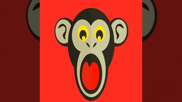 The sound of a monkey
