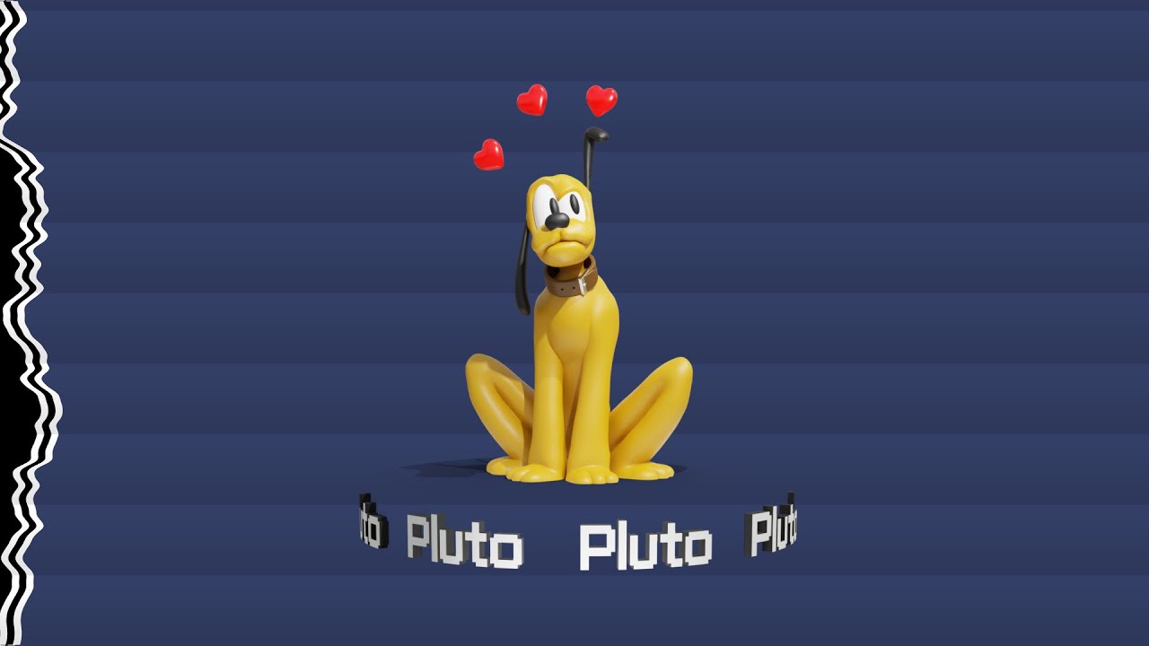 Зацикленная анимация для сообщества в ВК Pluto Cycle