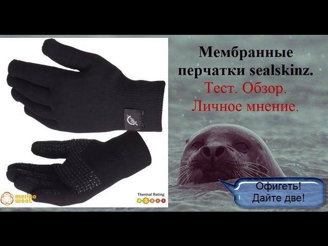 Мембранные водонепроницаемые перчатки sealskinz - обзор.