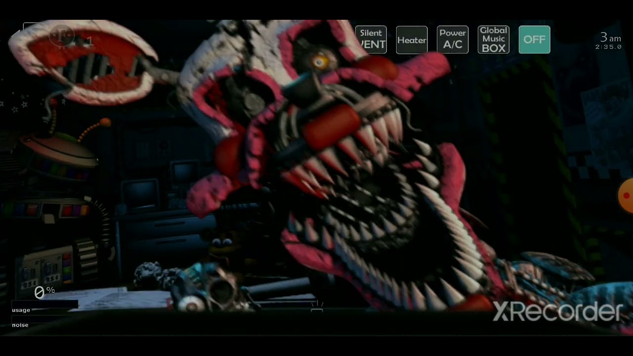 все скримеры лис во фнаф UCN.