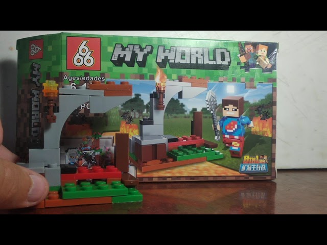 Обзор и сборка Лего MY WORLD майнкрафт