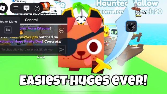 NEW! PET SIMULATOR 99 HUGE HUNTER SCRIPT   FISH FRENZY UPDATE!