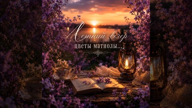 Летний вечер. Цветы маттиолы